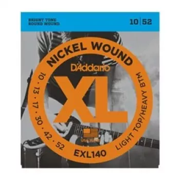 Struny na elektrickou kytaru D'Addario EXL140, 10–52