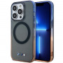 Pevné pouzdro MagSafe BMW BMHMP14LHTGE Gradient Bumper pro Apple iPhone 14 Pro, šedé