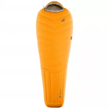 Péřový spací pytel Deuter Astro Pro 800, -16 °C / 3 °F, magma/titanium
