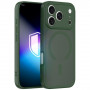 Magnetické pouzdro 3MK Misty MagCase pro Apple iPhone 17 Pro Max, zelené