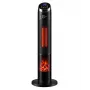 Carruzzo Q20H1 horkovzdušný ventilátor 95 cm, černý