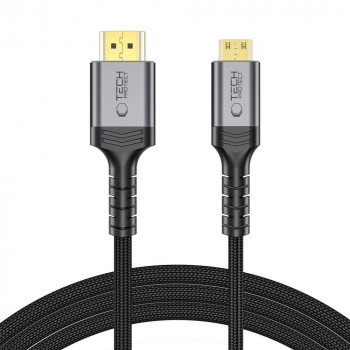 Mini HDMI na HDMI 2.1 kabel Tech-Protect UltraBoost, 8K 60Hz, 200 cm, černý