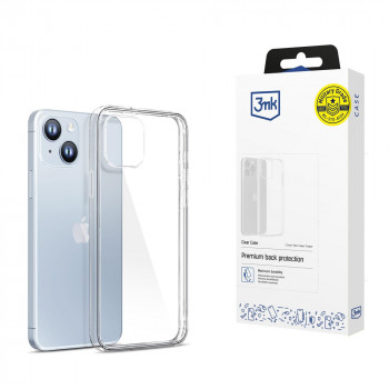 Pouzdro 3MK Clear Case pro Apple iPhone 14 Plus / 15 Plus, průhledné