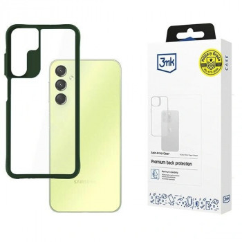 Pouzdro 3MK Satin Armor Case+ pro Samsung Galaxy A25 5G, zelené