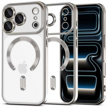 Pouzdro MagSafe Tech-Protect MagFlex pro Apple iPhone 17 Pro, Shiny Silver