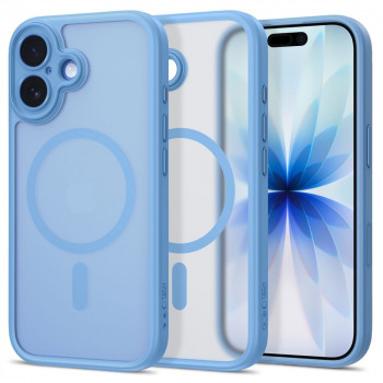 Pouzdro Tech-Protect MagPeak MagSafe CC pro Apple iPhone 17, Matte Mist Blue