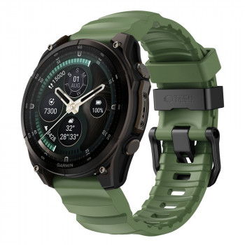 Řemínek k hodinkám Tech-Protect Motion Garmin Fenix 5X / 5X Plus / 6X / 6X Pro / 7X / 8 / 8 Pro / 9 / 9 Pro (51 mm), Military Green