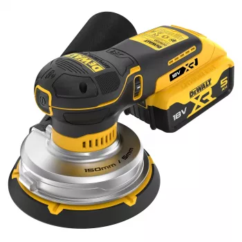 Akumulátorová excentrická bruska DeWalt DCW230P2-QW, 150 mm