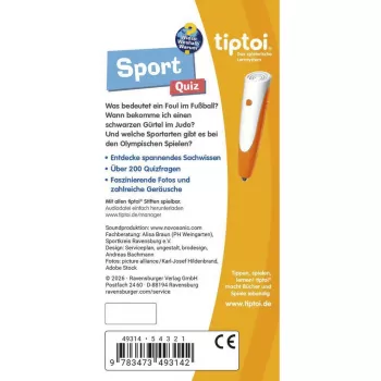 Ravensburger tiptoi Wieso? Weshalb? Warum? Quiz Sport, německé vydání
