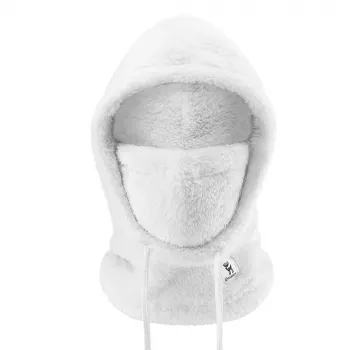 Lyžařská kukla Qunature Arctic Velvet, velikost M, bílá