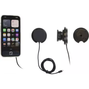 Brodit Wireless Charging Holder 25W, Articulated, Hands-Free Car Mount (217304)
