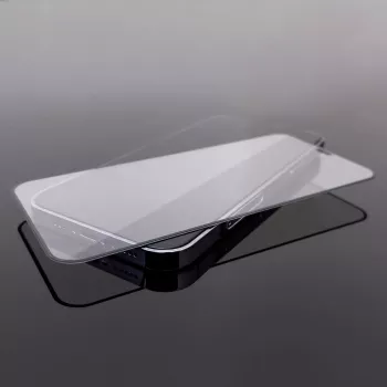Tvrzené sklo Wozinsky Full Glue Case Friendly s rámečkem pro iPhone 15 Pro Max, černé