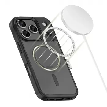 Pouzdro Tech-Protect Magmat MagSafe pro Apple iPhone 17 Pro Max, matně černé