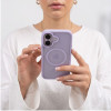 Pouzdro MagSafe Tech-Protect BasicMag pro Apple iPhone 17, matná Lavender