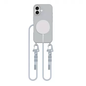 MagSafe pouzdro Tech-Protect MagNecklace 26328-0 pro Apple iPhone 16, šedé