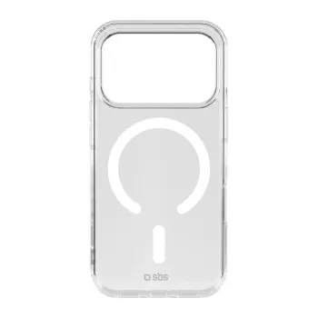 Pouzdro SBS D3O Active pro iPhone 18 Pro Max / 17 Pro Max, kompatibilní s MagSafe, průhledné