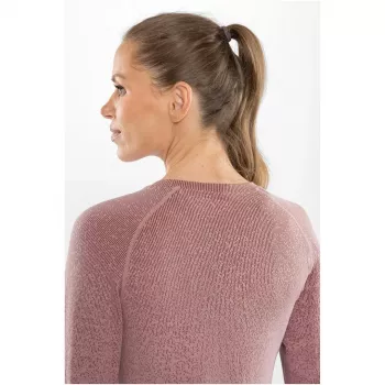 Viking Altis Lady Set women's merino base layer set, pink, S