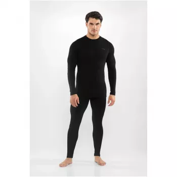 Merino spodní vrstva Viking Meriboo Man Set pro muže, černá, L