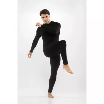 Merino spodní vrstva Viking Meriboo Man Set pro muže, černá, L