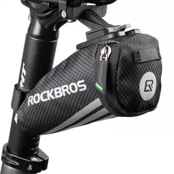 Sedlová brašna na kolo Rockbros C28, černá