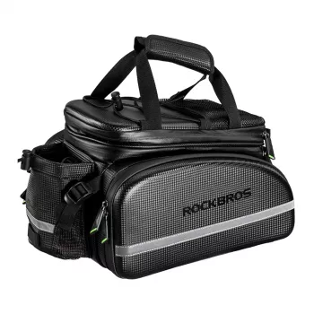 Brašna na nosič kola Rockbros A6-6, 35 l, s vyklápěcími kapsami, černá