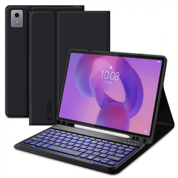 Tech-Protect SmartCase Pen + Keyboard for Lenovo Idea Tab Plus 12.1 (TB-361), Black
