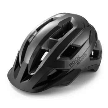 Mládežnická cyklistická přilba Rockbros LK-67 s odnímatelným hledím 54–58 cm, šedá