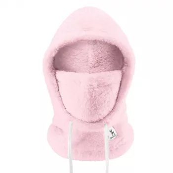 Lyžařská kukla Qunature Arctic Velvet, velikost M, růžová