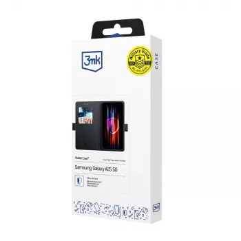 3MK Wallet Case Samsung Galaxy A25 5G, černé