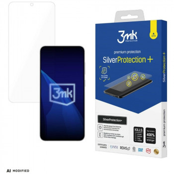 Antimikrobiální ochranná fólie na displej 3MK SilverProtection+ pro Samsung Galaxy S26 FE