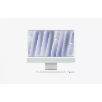 Apple iMac 24 inch Z1EH, M4 10jádrový CPU, 10jádrový GPU, 24 GB RAM, 256 GB SSD, macOS, stříbrný, německá klávesnice