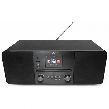 Xoro HMT 620 All-in-One Stereo Internet Radio with CD Player, DAB+, FM, Spotify, Bluetooth, black (SAT100373)