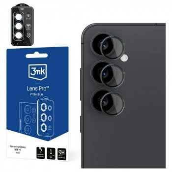 Sklo na objektiv fotoaparátu 3MK Lens Protection Pro pro Samsung Galaxy S25, černé