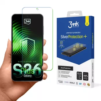 Antimikrobiální ochranná fólie 3MK SilverProtection+ pro Samsung Galaxy S26+