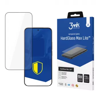 Tvrzené sklo 3MK HardGlass Max Lite pro Xiaomi 15T 5G, černé