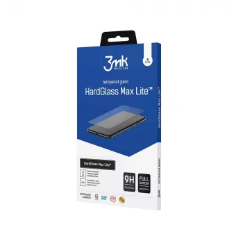 Tvrzené sklo 3MK HardGlass Max Lite pro Xiaomi 15T 5G, černé