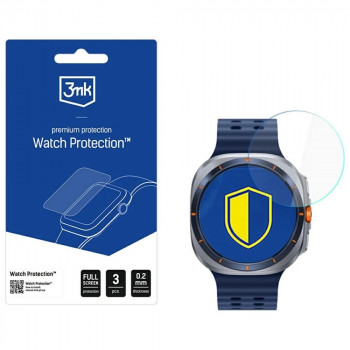 Hybridní sklo na ochranu displeje 3MK FlexibleGlass Watch pro Samsung Galaxy Watch Ultra (2025)