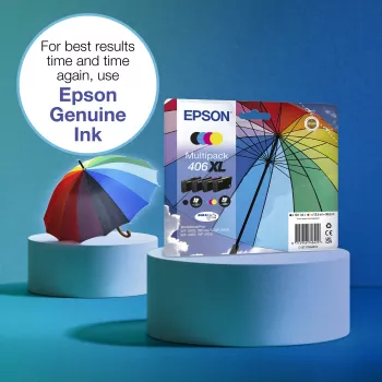 Multipack Epson 406XL Umbrella DURABrite Ultra EasyMail 4balení, XL (C13T17H64510)