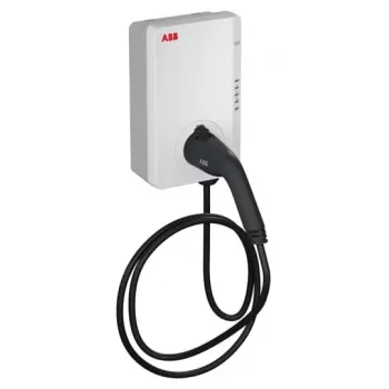 Nabíječka elektromobilů ABB Terra AC TAC-W22-G5-R-C-0 Wallbox, 22 kW, Type 2, 5 m kabel, bílá