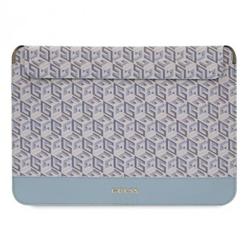 Guess GUCS14HGCFSEB laptop sleeve 14 inch, GCube Stripes, blue