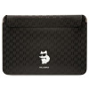 Karl Lagerfeld KLCS14SAKHPCK Laptop Sleeve for 14 inch, black, Saffiano Monogram Choupette