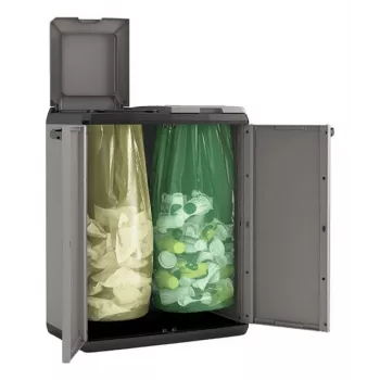 Keter Split Basic 220 L obdélníkový plastový šedý zahradní úložný box